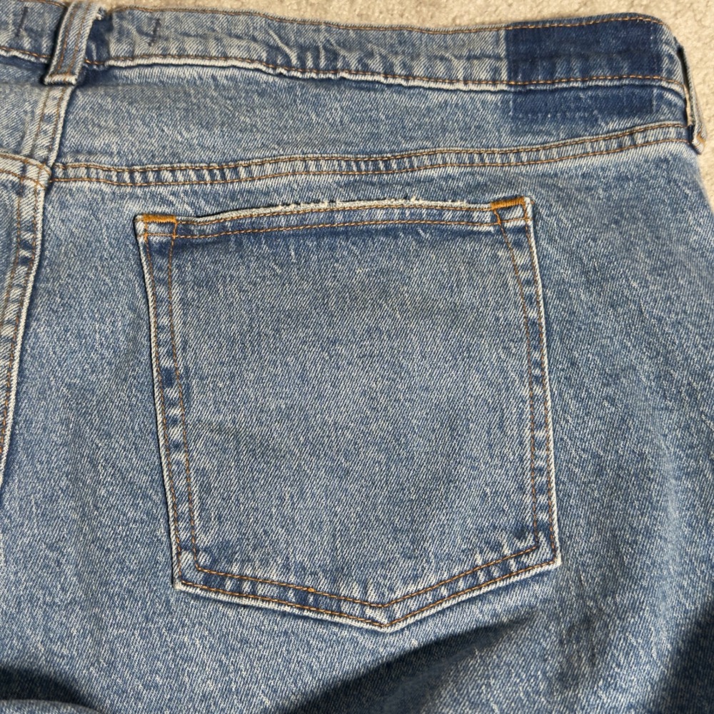 Abercrombie & Fitch The Straight Mid Rise Jeans Women's Size 35 / 20S Blue - Picture 15 of 15